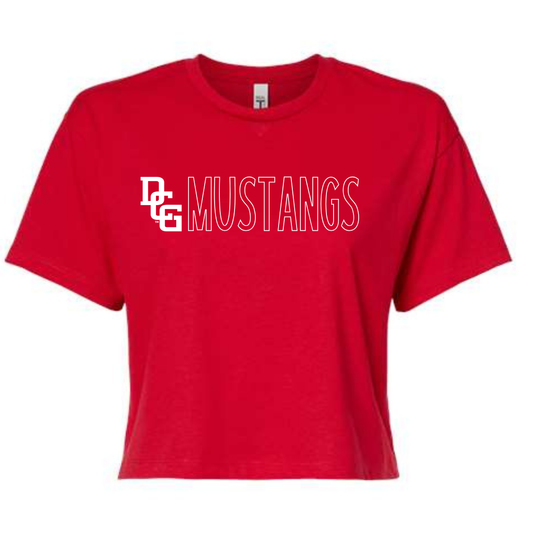 DCG Mustangs Cropped T-shirt