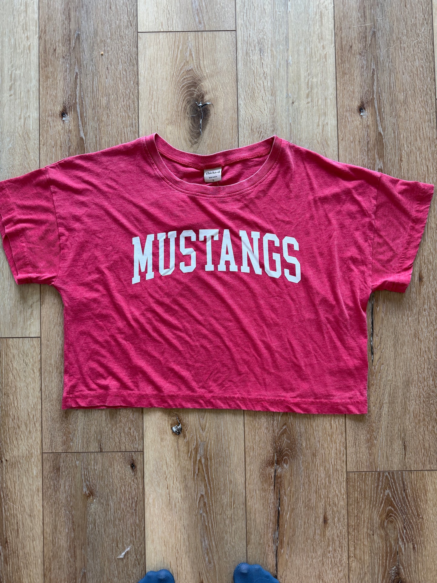 Chicka D Vintage Washed Crop