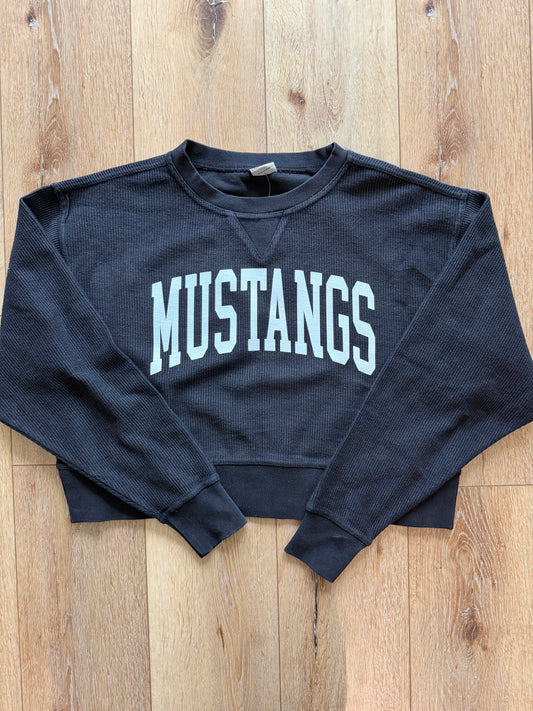 Chicka D Corded Crew Crop