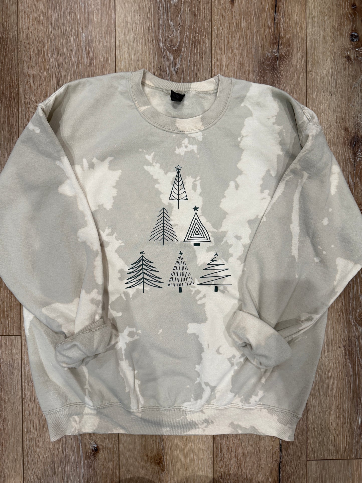 christmas trees custom crewneck