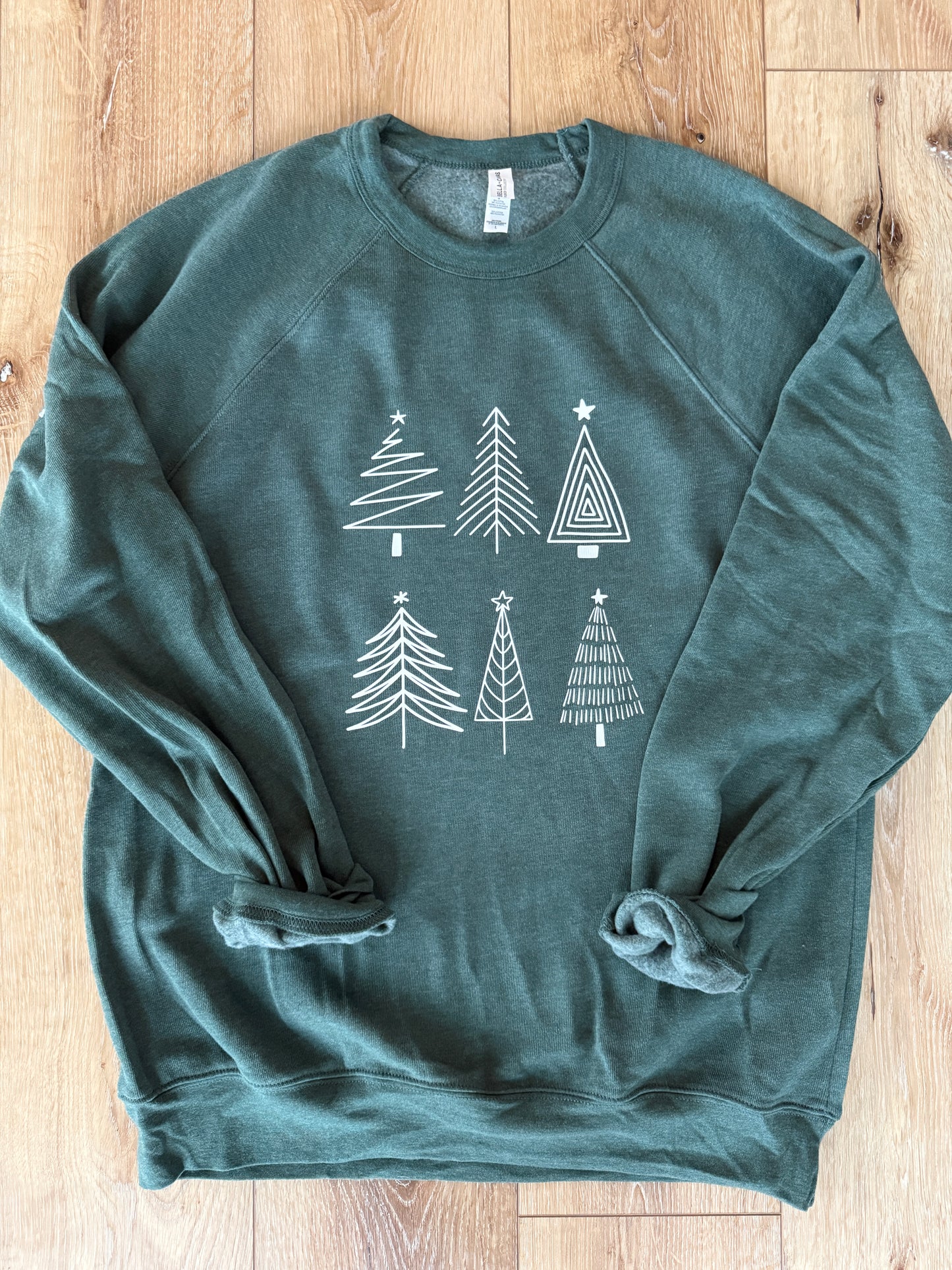 christmas trees custom crewneck