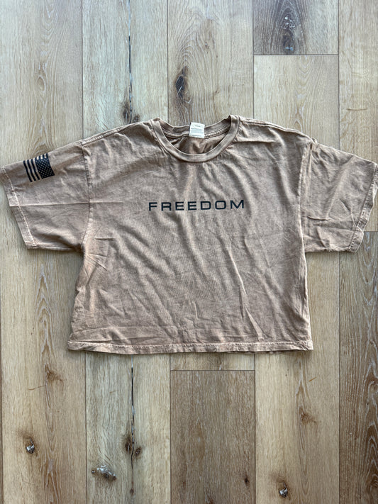 Freedom Crop Tee