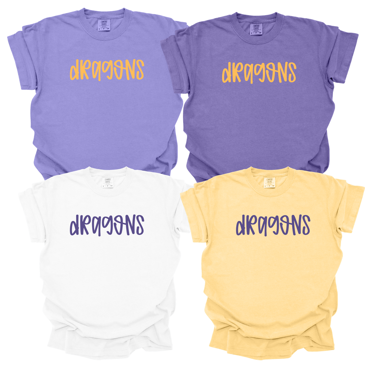 Dragons Handwriting Design