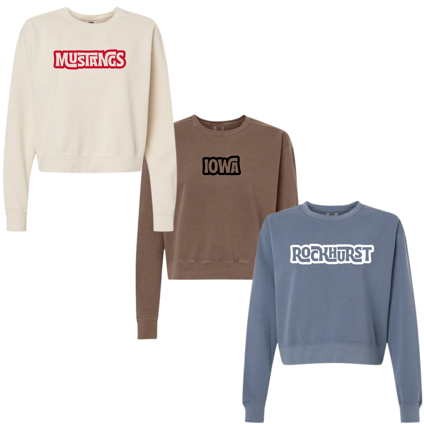 Custom Cropped Crewneck