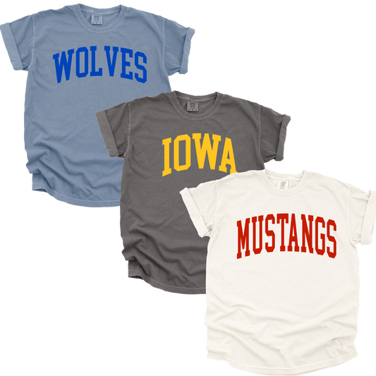 Custom Comfort Colors T-Shirt or Mom Crop