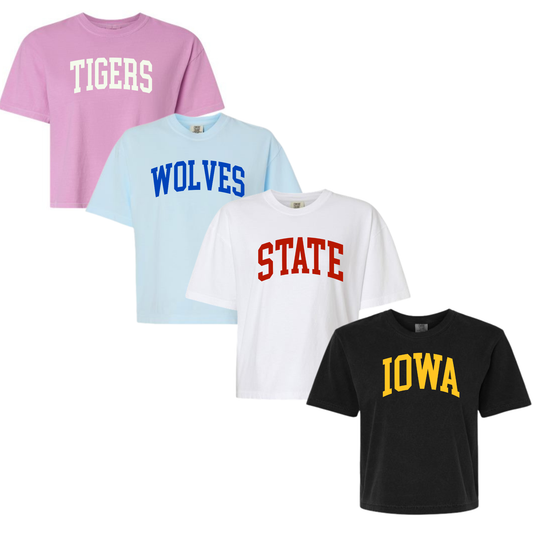 Custom Comfort Colors T-Shirt or Mom Crop