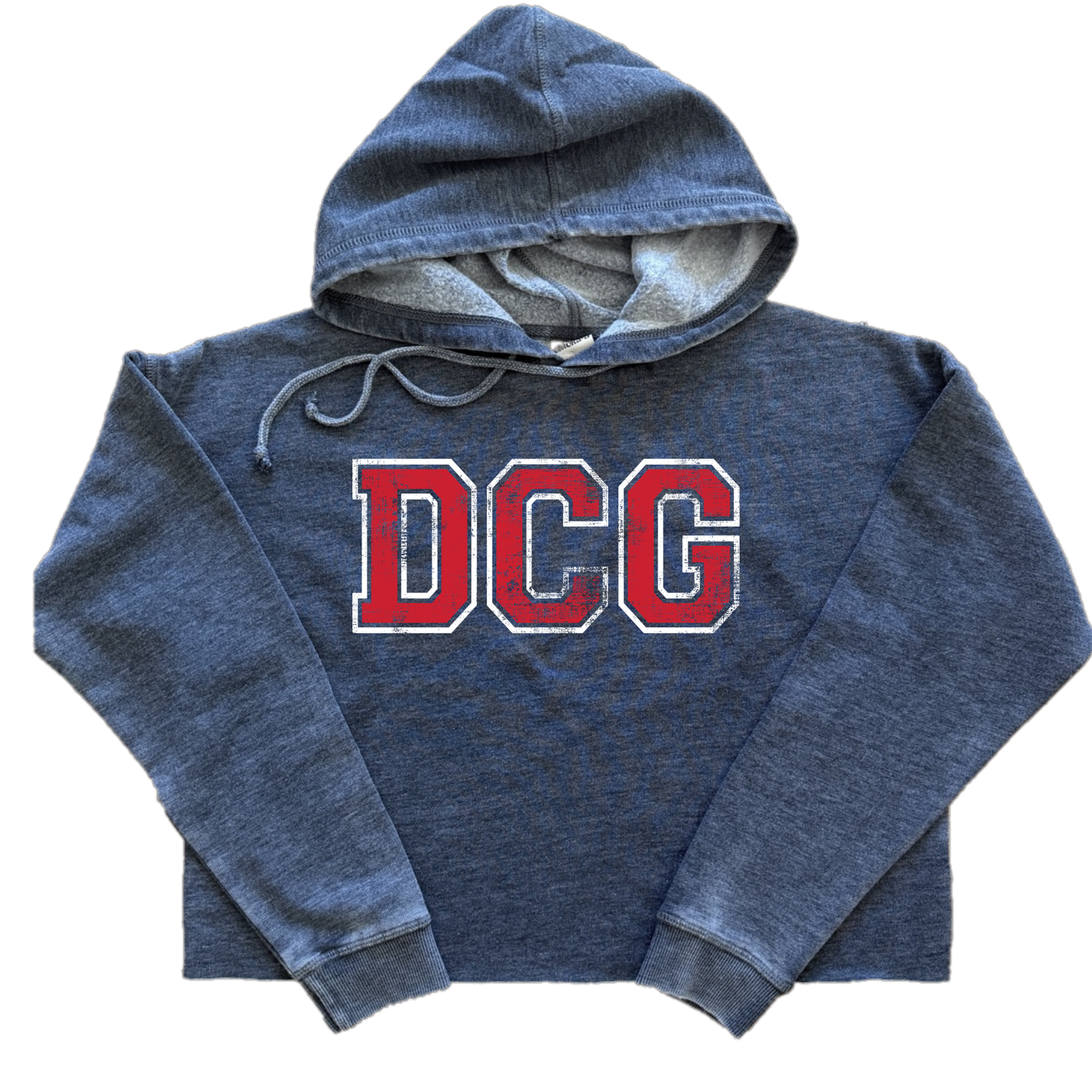 Chicka D Campus Hoodie - Mom Crop