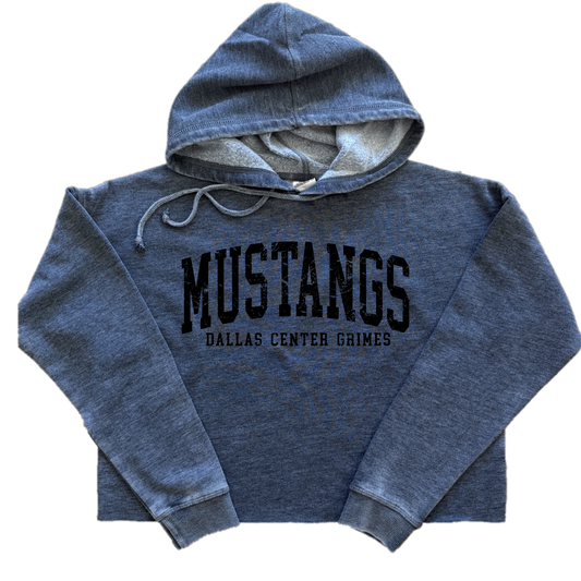 Chicka D Campus Hoodie - Mom Crop