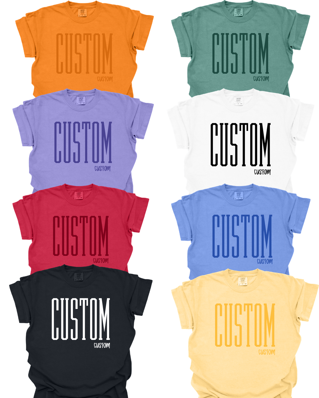 CUSTOM Tall Monochromatic T-shirt