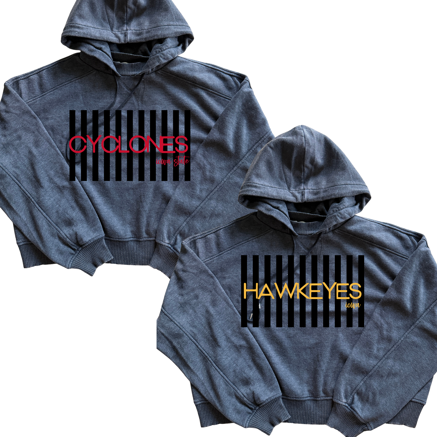 Acid Wash Fleece Hoodie