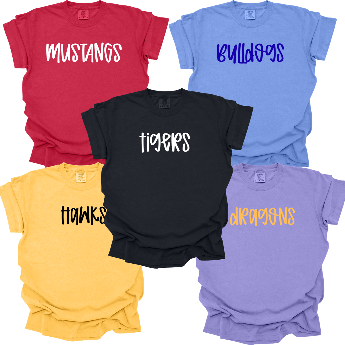 CUSTOM Handwriting Comfort Colors
