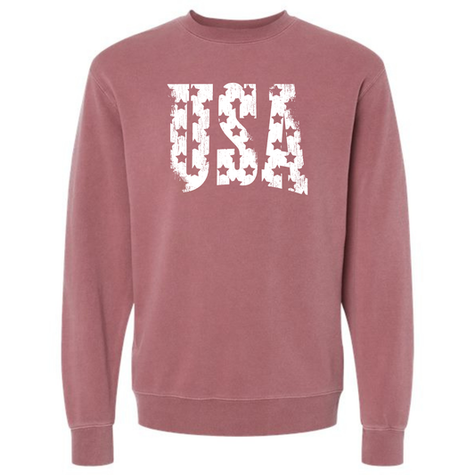 USA Stars Crewneck