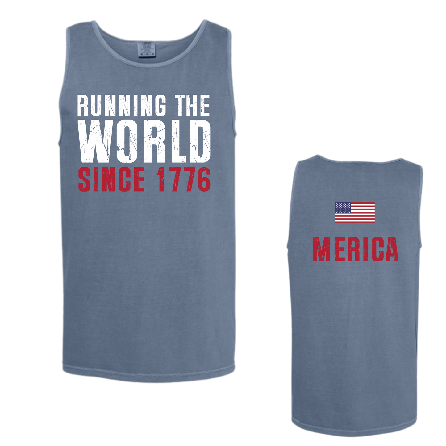 Running the World Unisex Tank