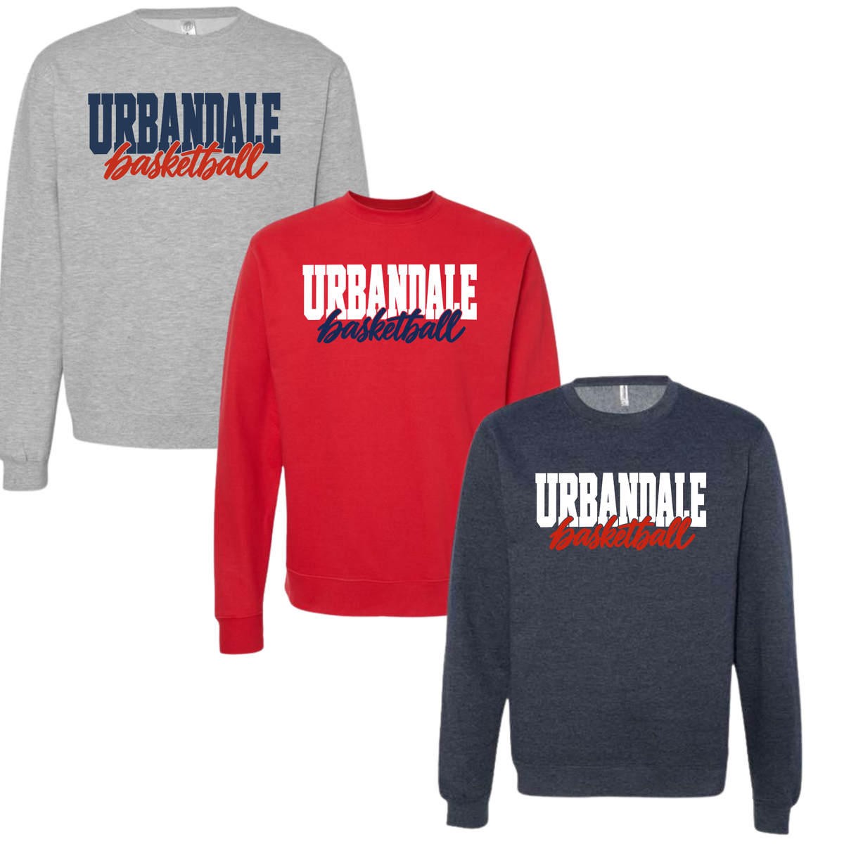 Urbandale BBall (tees and crewnecks)