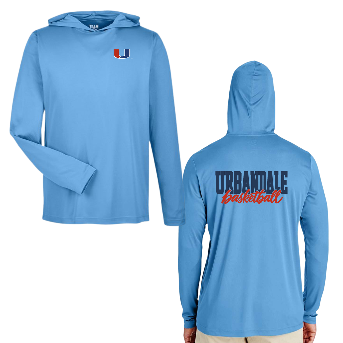 Urbandale BBall Long Sleeve Hood Dri Fit
