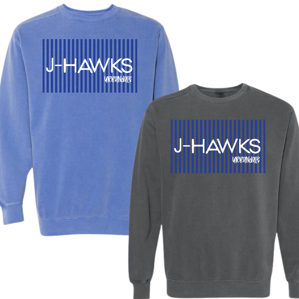 J-Hawks Stripes Crewneck
