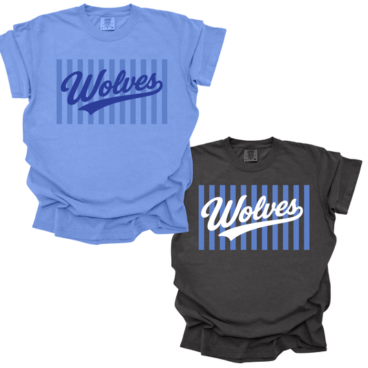 Wolves Stripe Design