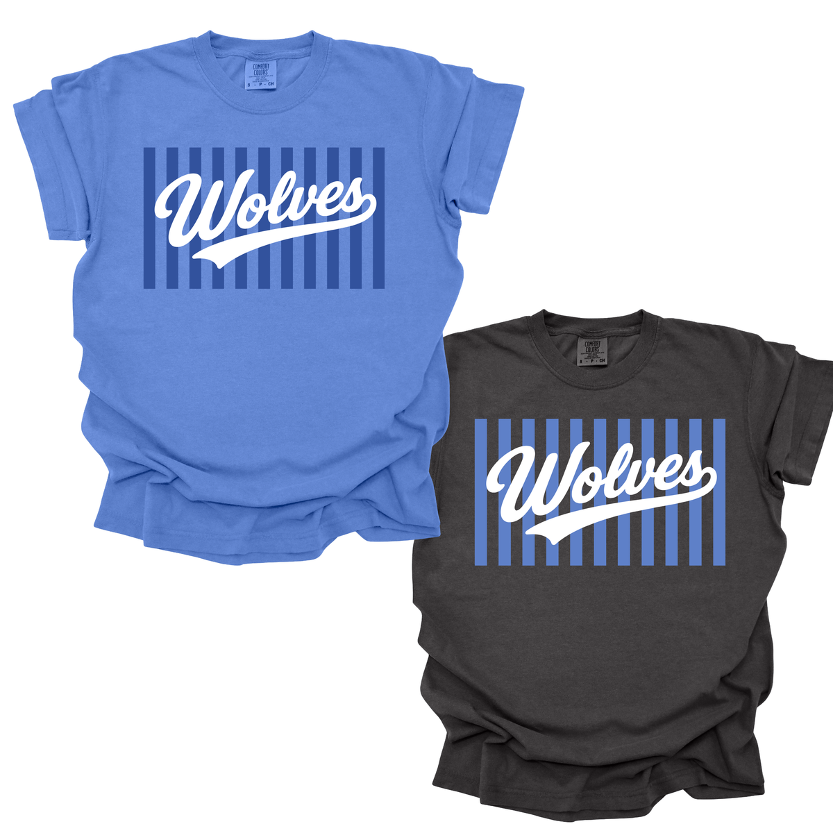 Wolves Stripe Design