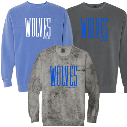 Wolves NW Comfort Colors Crewneck