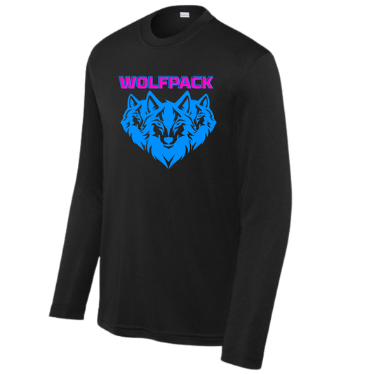 Wolfpack BBall Long Sleeve  Dri Fit