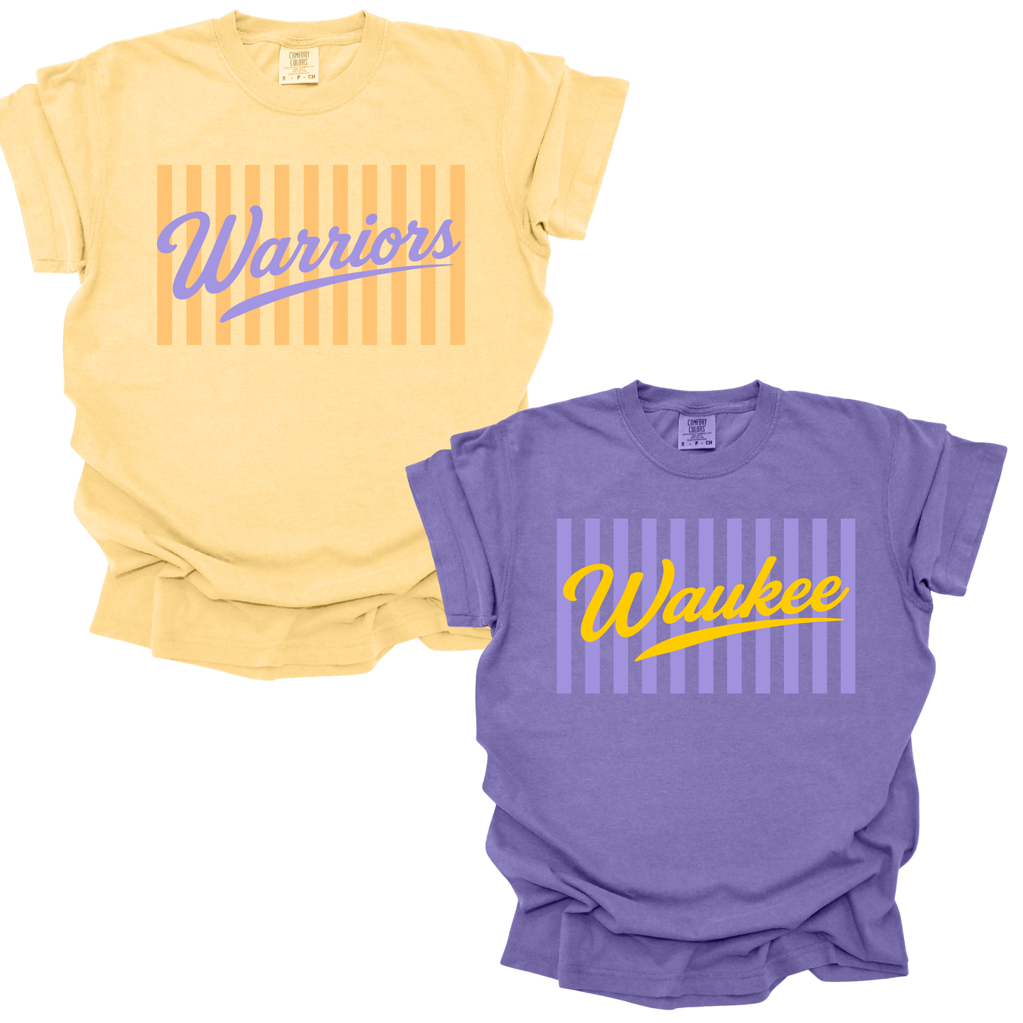 Waukee or Warriors Stripe Design