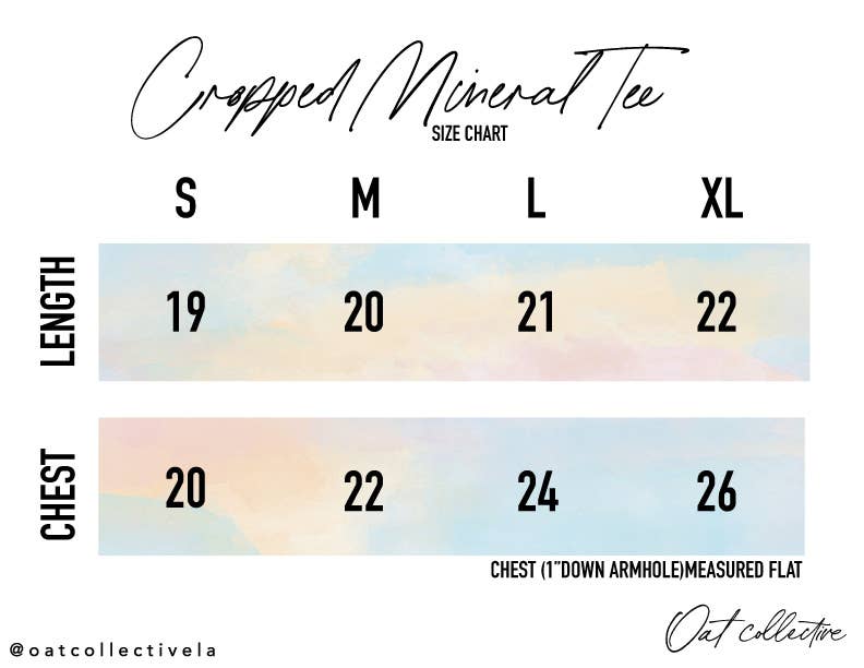 Oat Collective Cropped Tee (multiple designs)