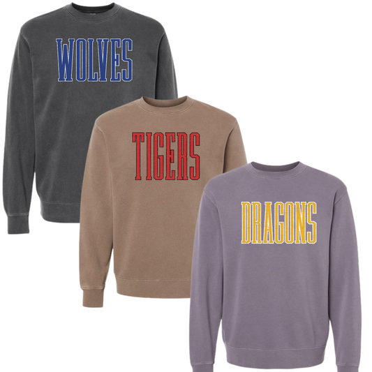 CUSTOM Tall Dot Design Crewneck