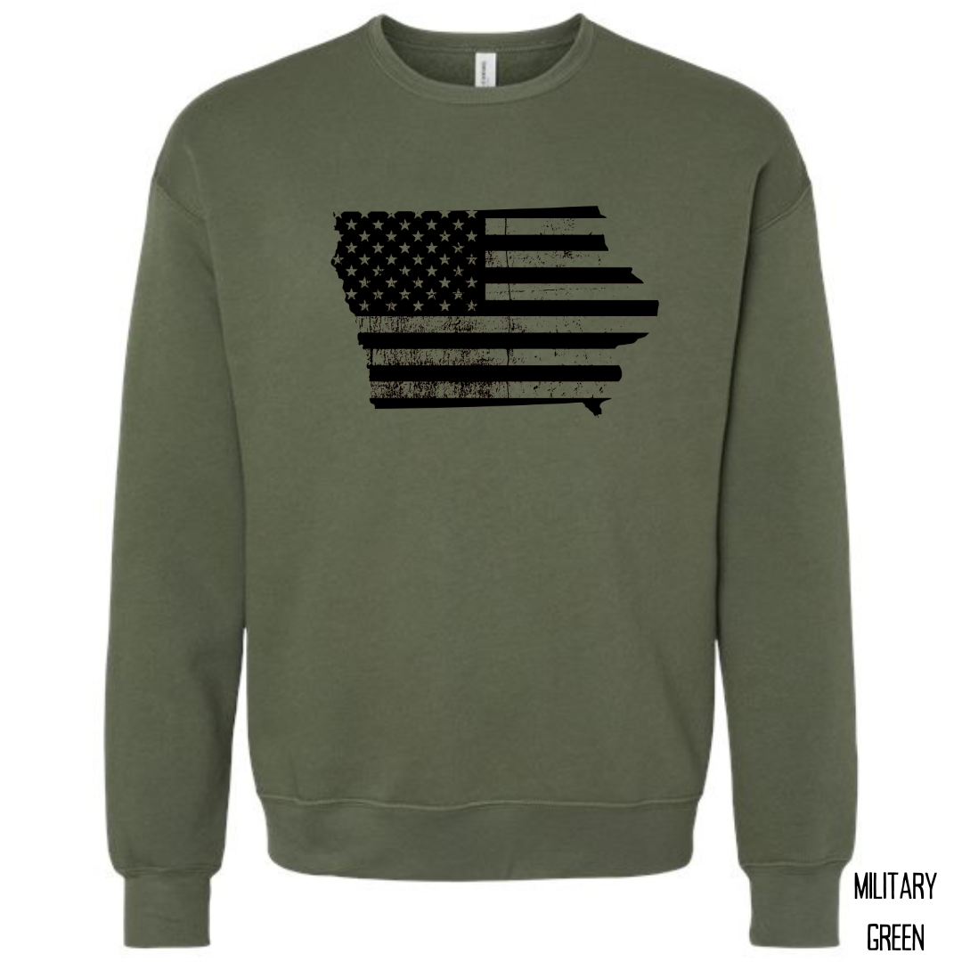 iowa us flag sweatshirt