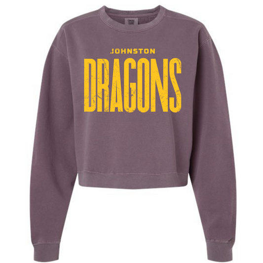 Distressed Custom Cropped Crew