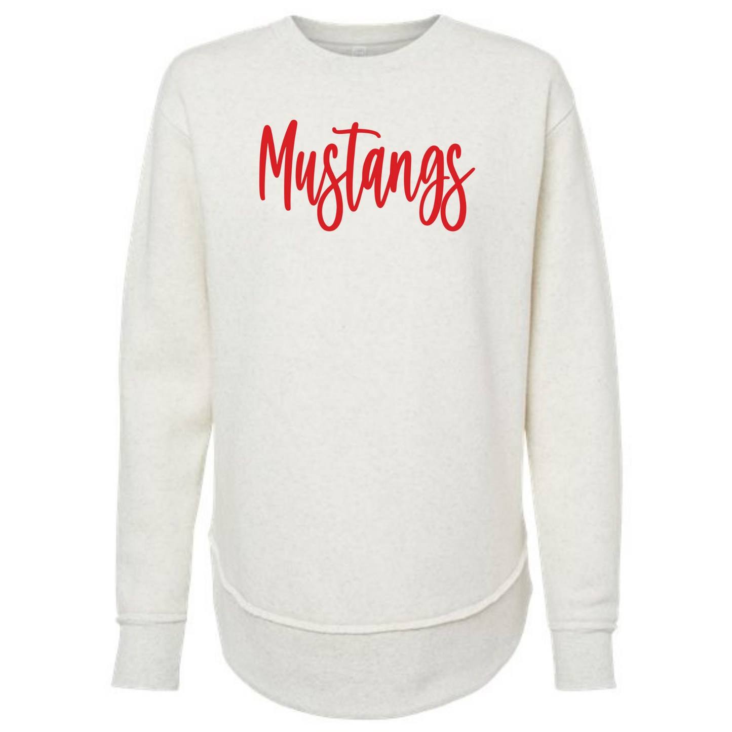 Red Metallic Puff Mustangs