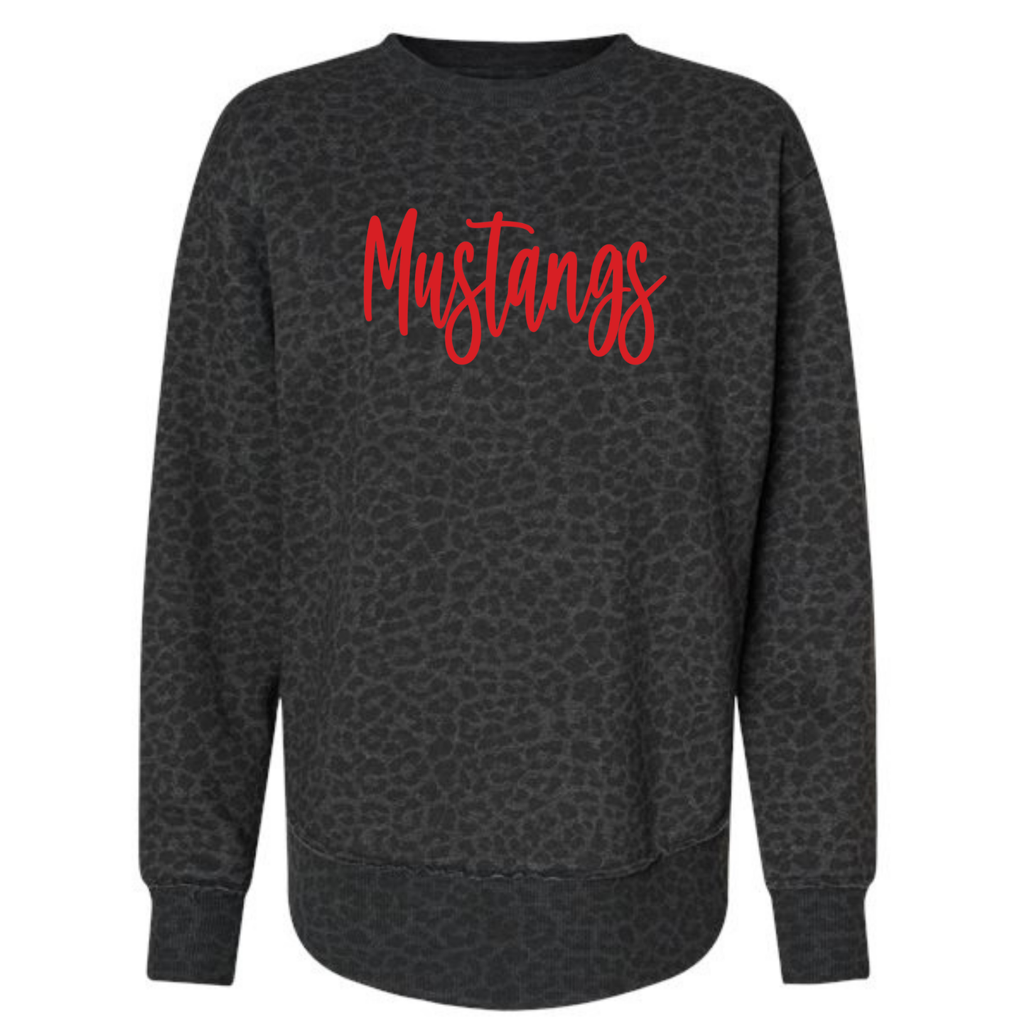 Red Metallic Puff Mustangs