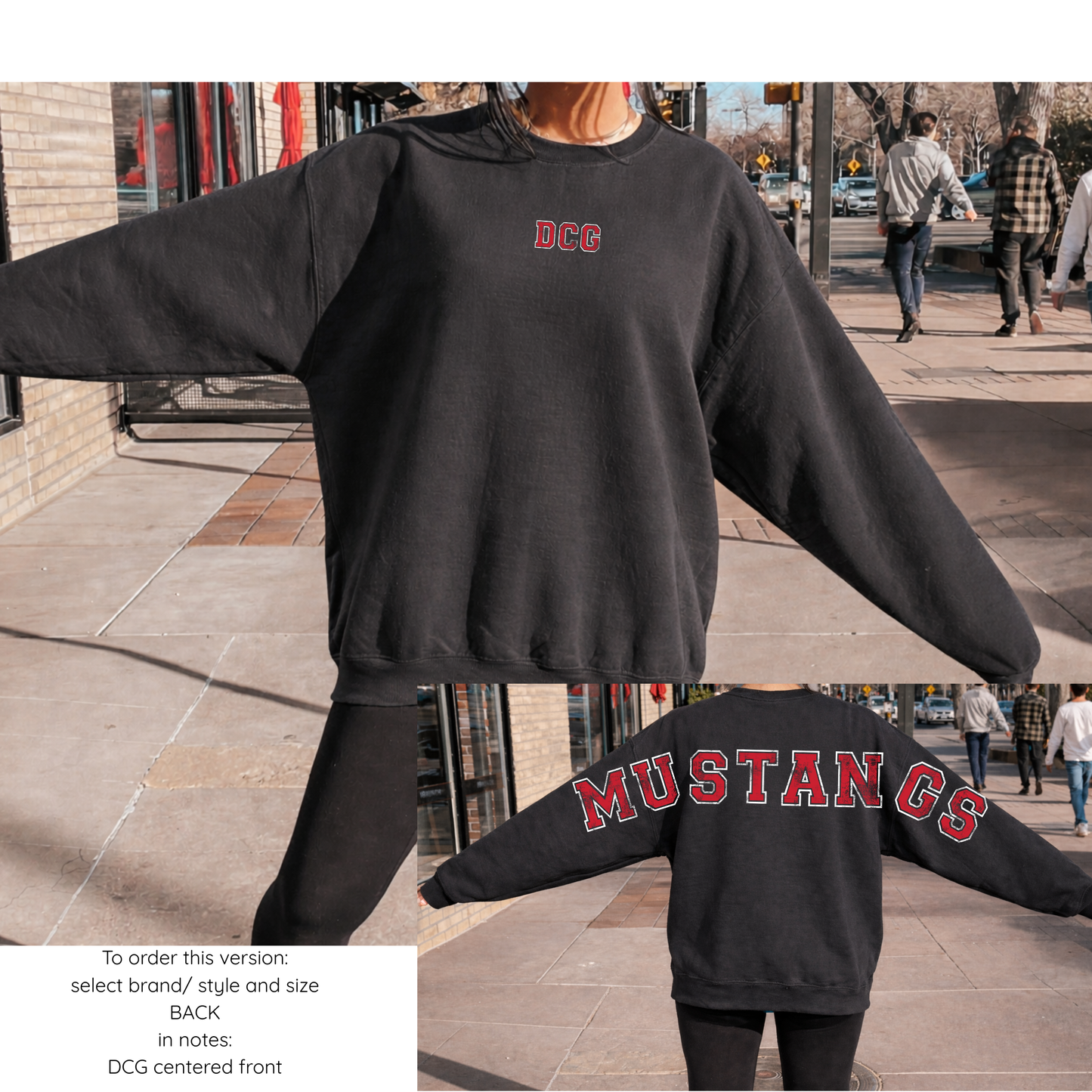 Oversized Print MUSTANGS (or Custom)