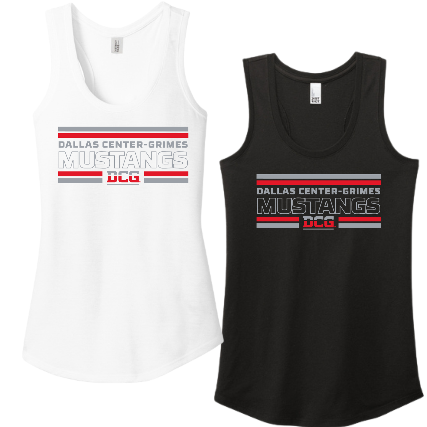 DCG Mustangs Tank (crop & regular)