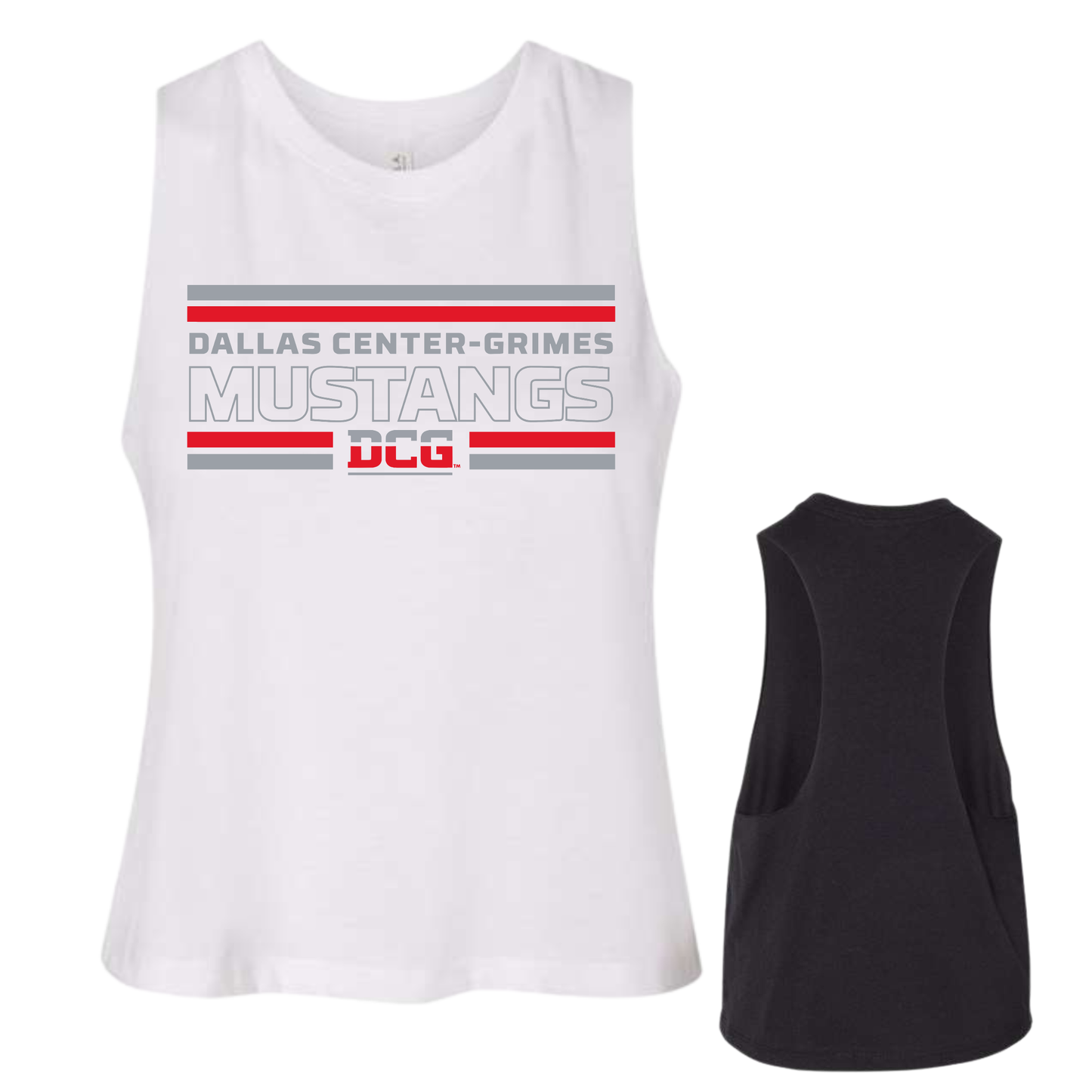 DCG Mustangs Tank (crop & regular)