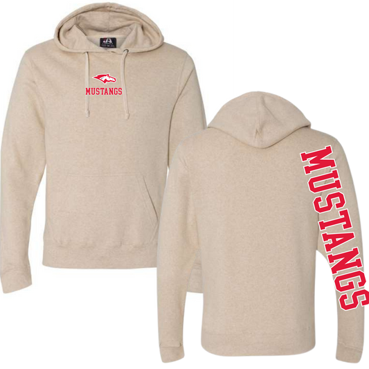 Mustangs down the sleeve Hoodie