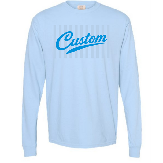 YOUTH CUSTOM Script Long Sleeve T-shirt