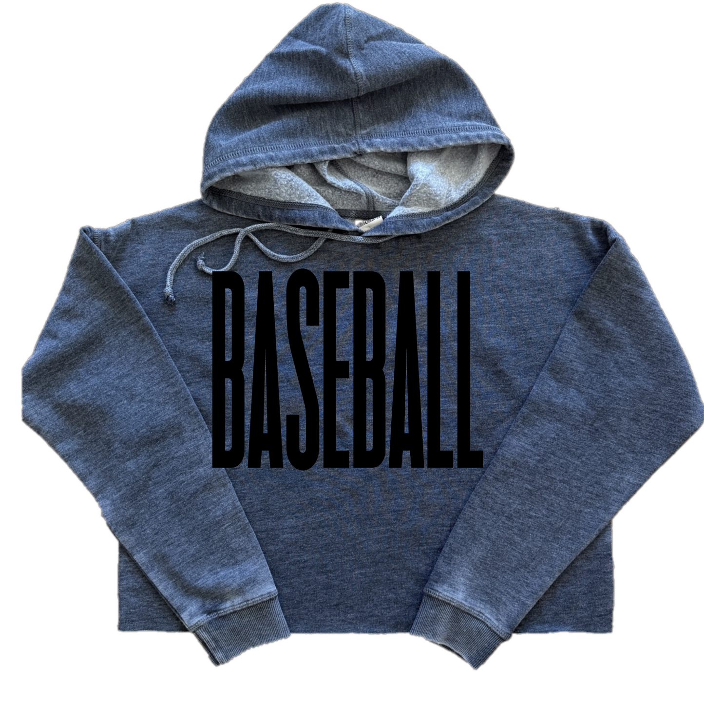 Chicka D Baseball Crop Hoodie