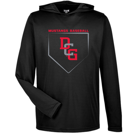 Dri Fit Hooded Long Sleeve Mustangs Baseball Adult & Youth