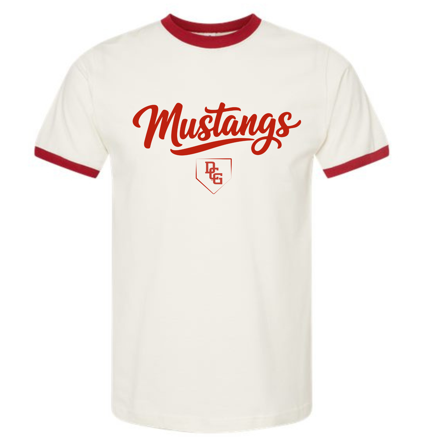 Vintage Mustangs Baseball Ringer T