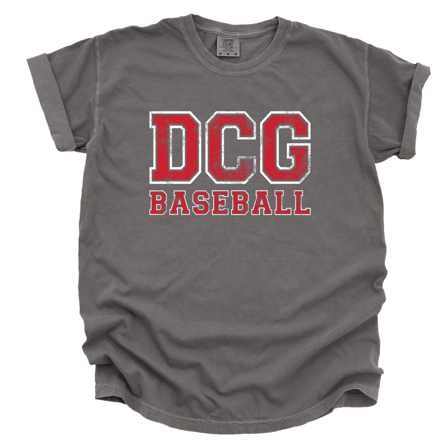 DCG Baseball Distressed Comfort Colors T's & Crops