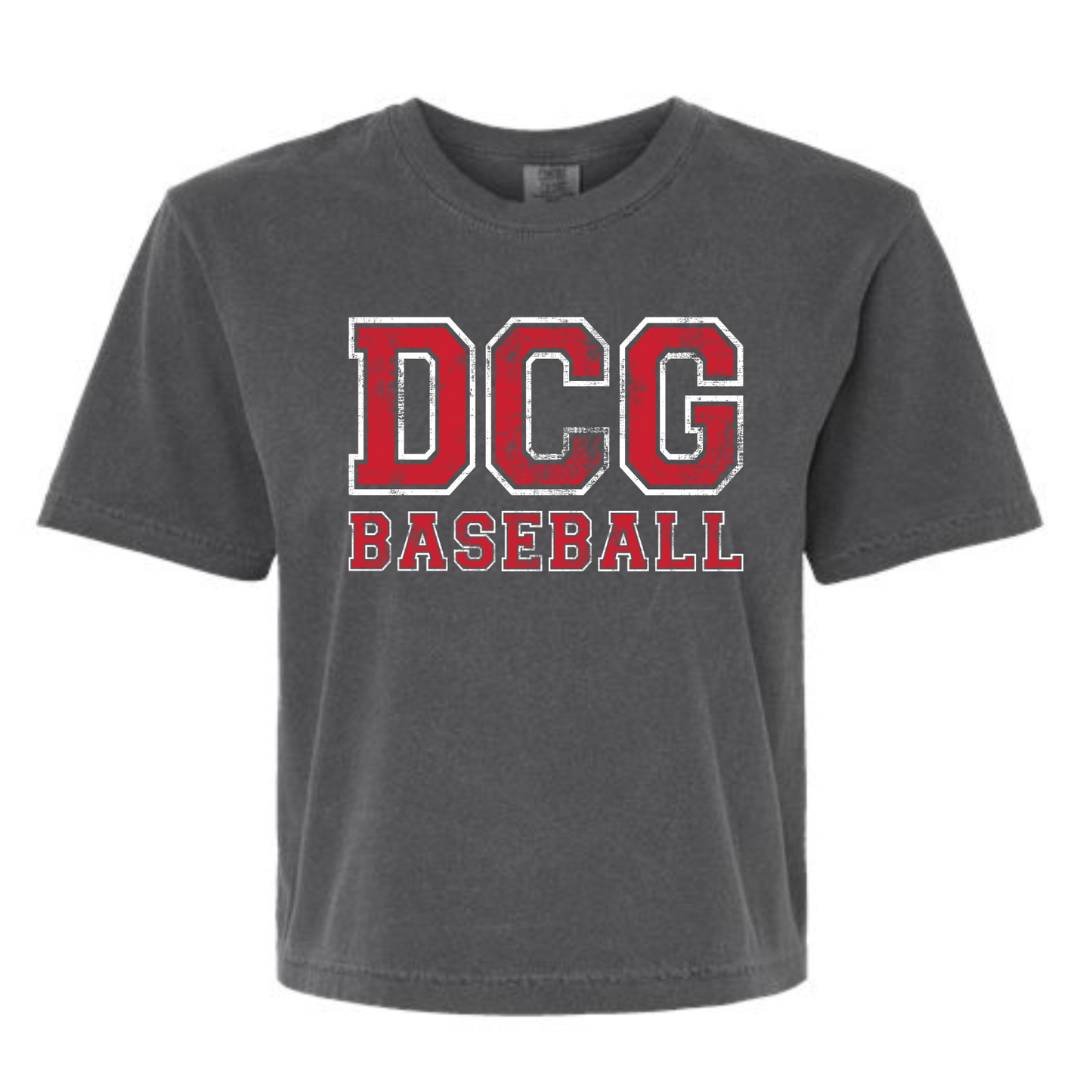 DCG Baseball Distressed Comfort Colors T's & Crops