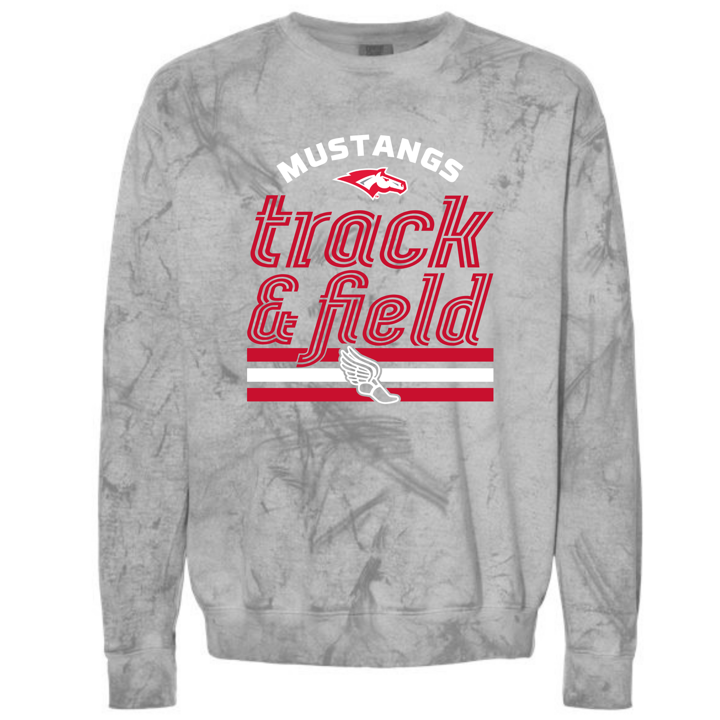 Track Comfort Colors Smoke Crewneck (multiple designs)