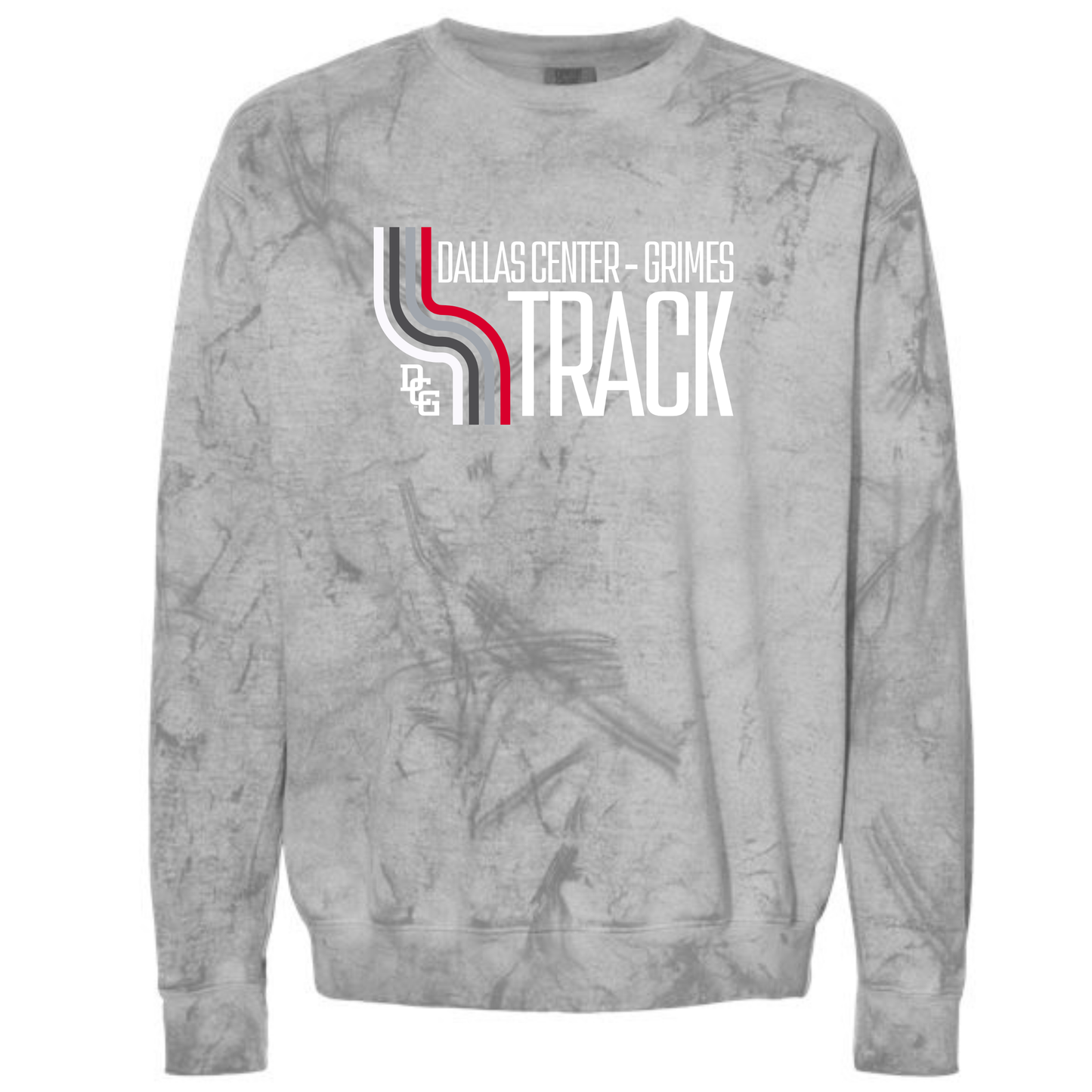 Track Comfort Colors Smoke Crewneck (multiple designs)