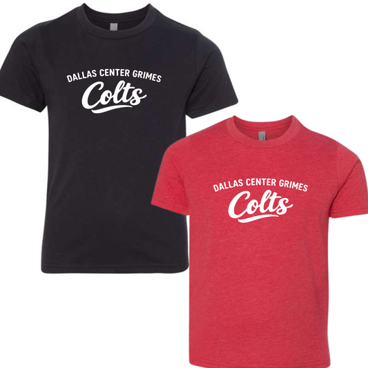 Dallas Center Grimes Colts T-shirts (Youth)